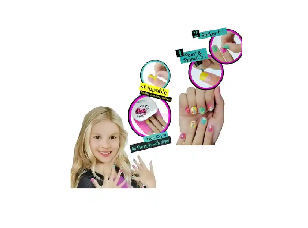 Set De Uñas Y Manicure Para Niñas