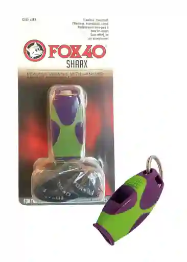 Silbato Pito Fox40 Sharx Profesional Obsequio Cordón 120db - Morado