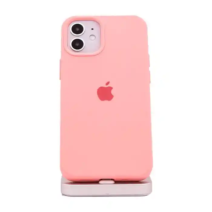 Estuche Silicone Case Iphone 15 Pro (rosa Claro)