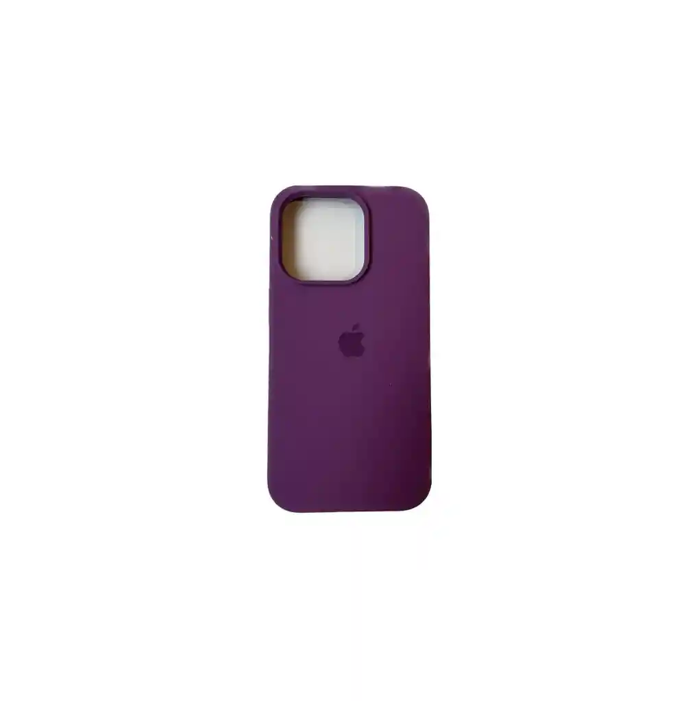 Estuche Silicone Case Iphone 15 Pro (morado-uva)