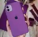 Estuche Silicone Case Iphone 15 Pro (morado-uva)