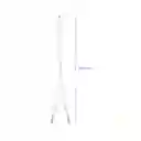 Cable De Audio Plug 3,5 Hembra A 2 3,5 Macho Blanco