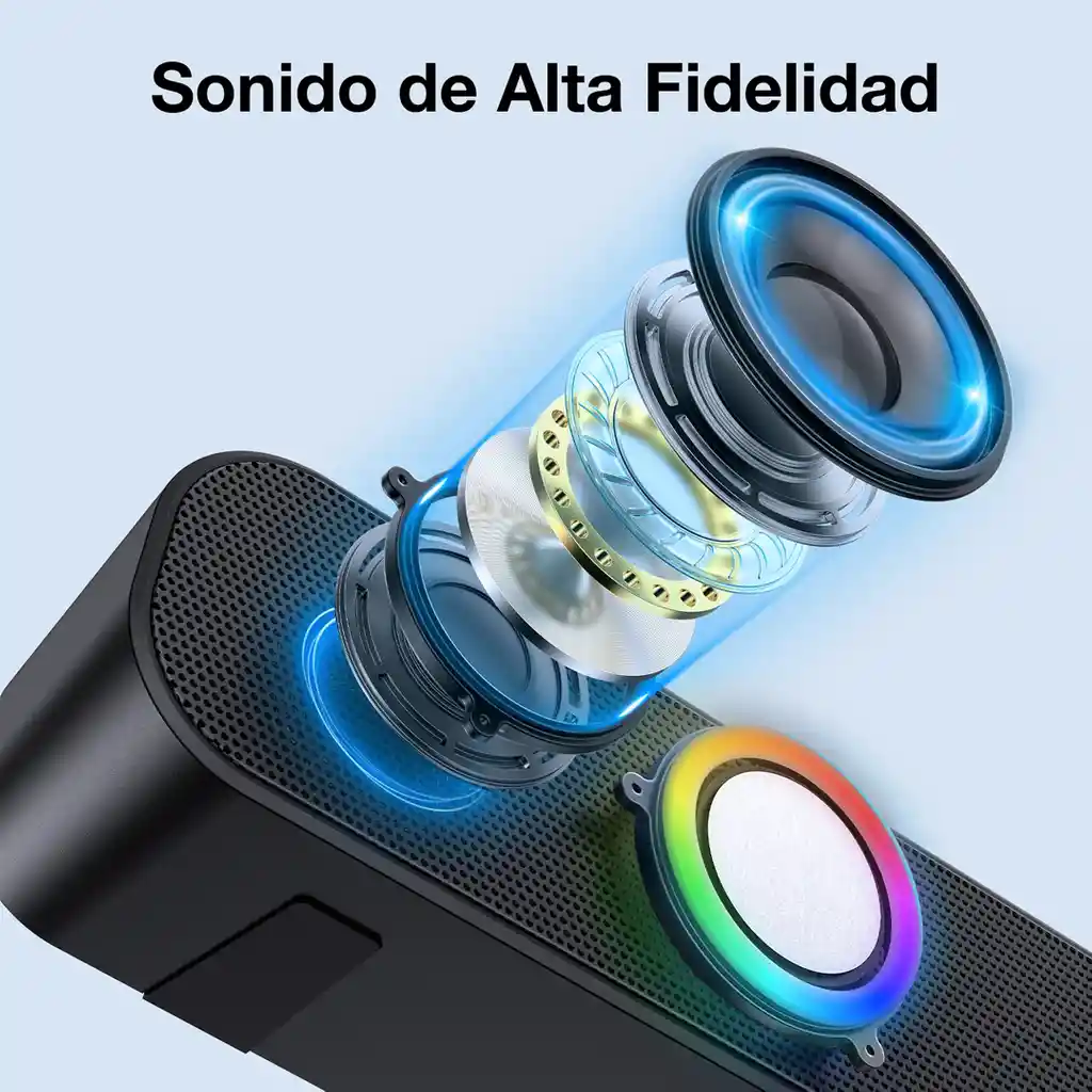 Parlante Bluetooth 6horas De Musica Continua Barra De Sonido Original 1hora