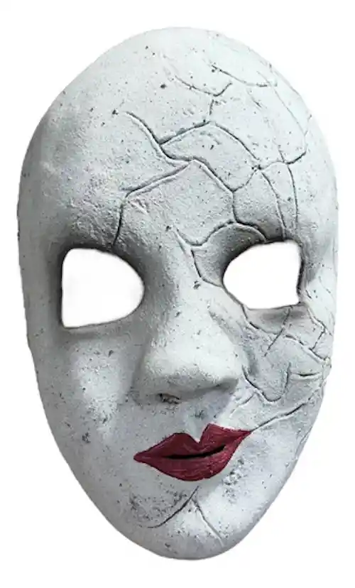 Mascara Halloween En Latex - Porcelama