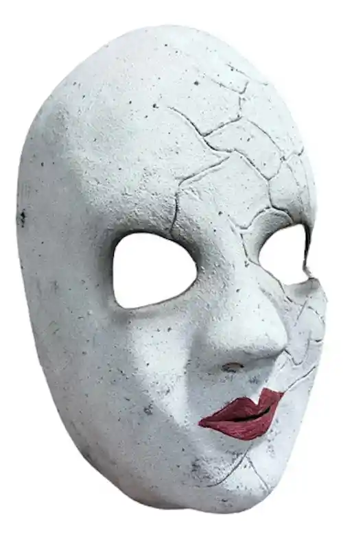 Mascara Halloween En Latex - Porcelama