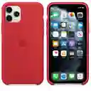 Estuche Silicone Case Iphone 14 Pro (rojo)