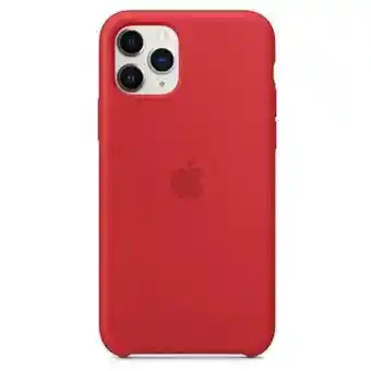 Estuche Silicone Case Iphone 14 Pro (rojo)