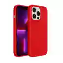 Estuche Silicone Case Iphone 14 Pro (rojo)