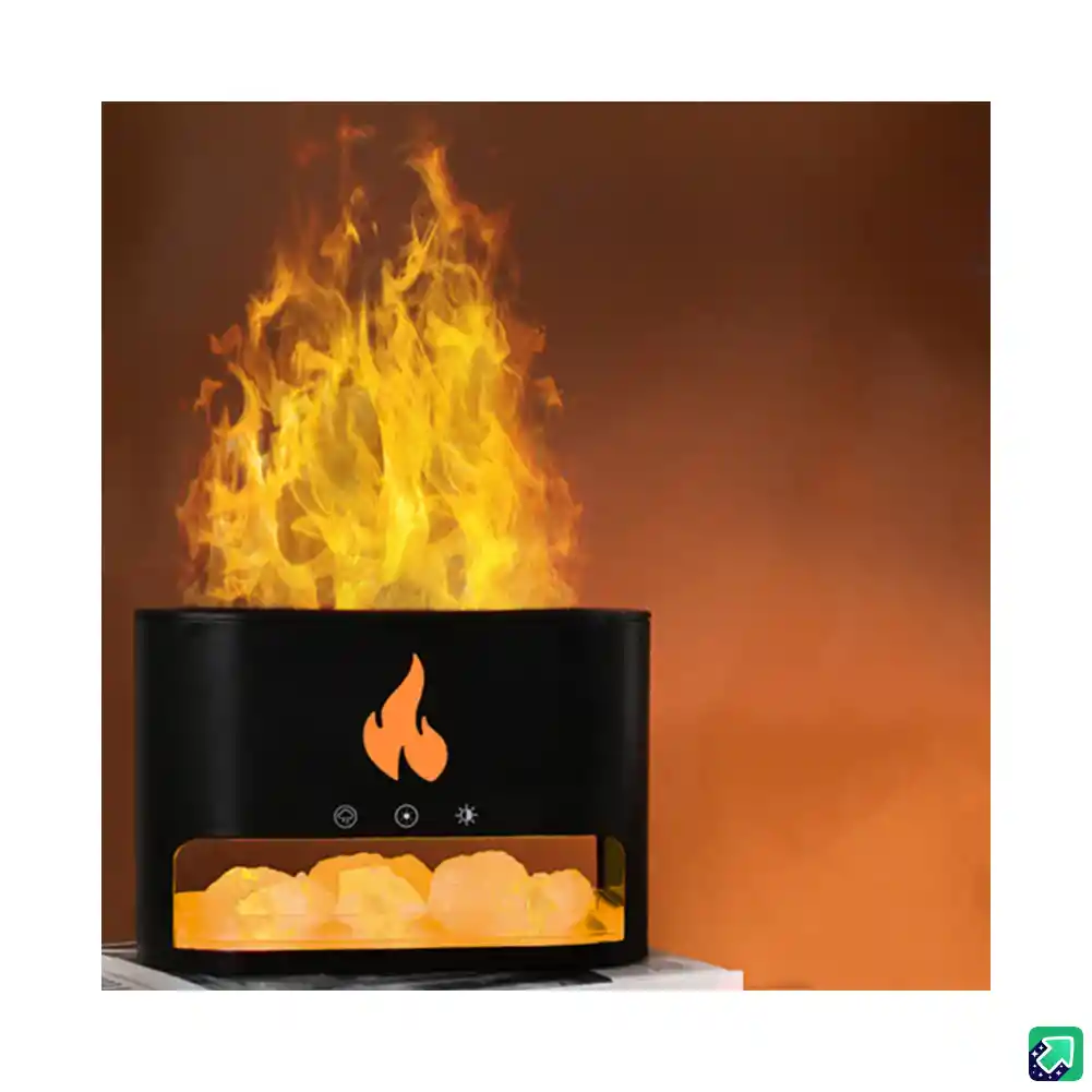 Humidificador Difusor De Aromas Estilo Chimenea
