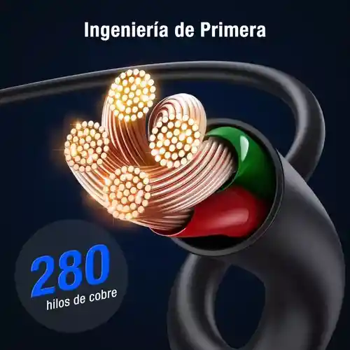 1hora 1m 5a Tipo C Cable De Datos Usb De Carga Rápida Color Negro