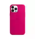 Estuche Silicone Case Iphone 13 Pro Max (fucsia)