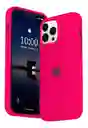 Estuche Silicone Case Iphone 13 Pro Max (fucsia)