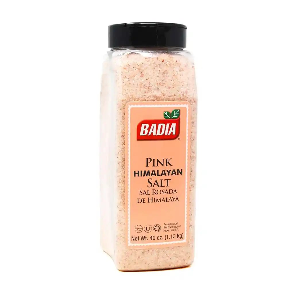 Badia Sal Rosada Del Himalaya - Pink Himalayan Salt, 1.13 Kg (40 Oz)