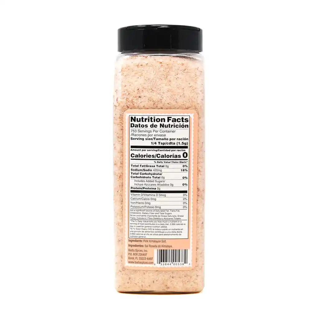 Badia Sal Rosada Del Himalaya - Pink Himalayan Salt, 1.13 Kg (40 Oz)