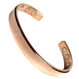 Pulsera Magnética Lisa 2 De Cobre