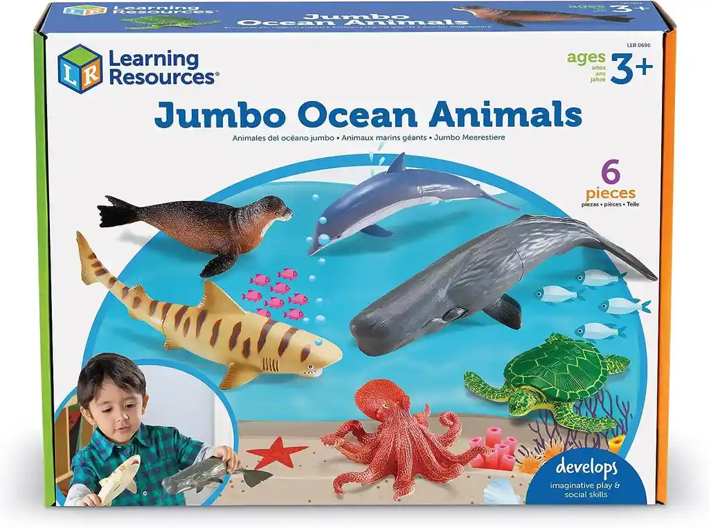 Figuras De Animales Del Oceano Figuras De Colección Niños