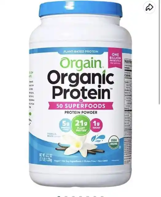 Orgain Proteina Orgánica 50 Superfoods 918 Gramos