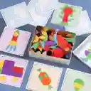 Tangram Rompecabecas Infantil De Madera Para Jardín De Infancia, Forma De Educación Temprana, Juguete Educativo.