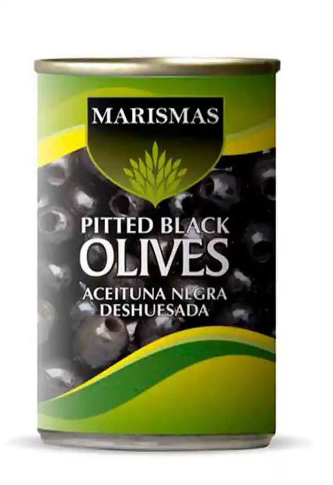 Marismas Aceitunas Negras Deshuesadas 170 G (6 Oz)