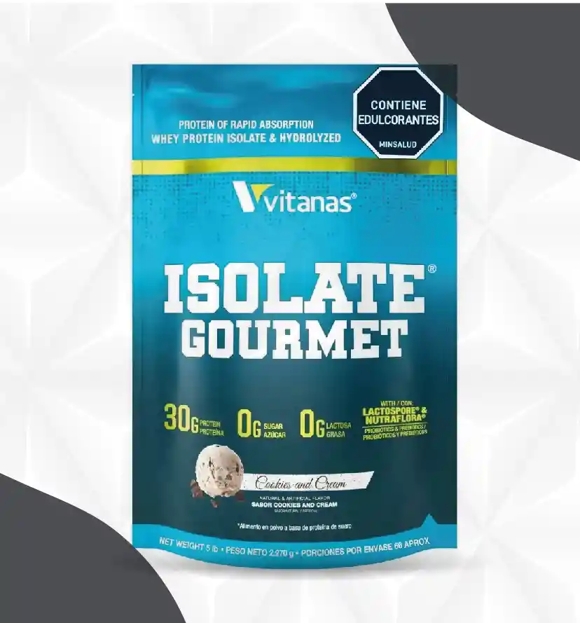 Isolate Gourmet 5 Lbs Vitanas