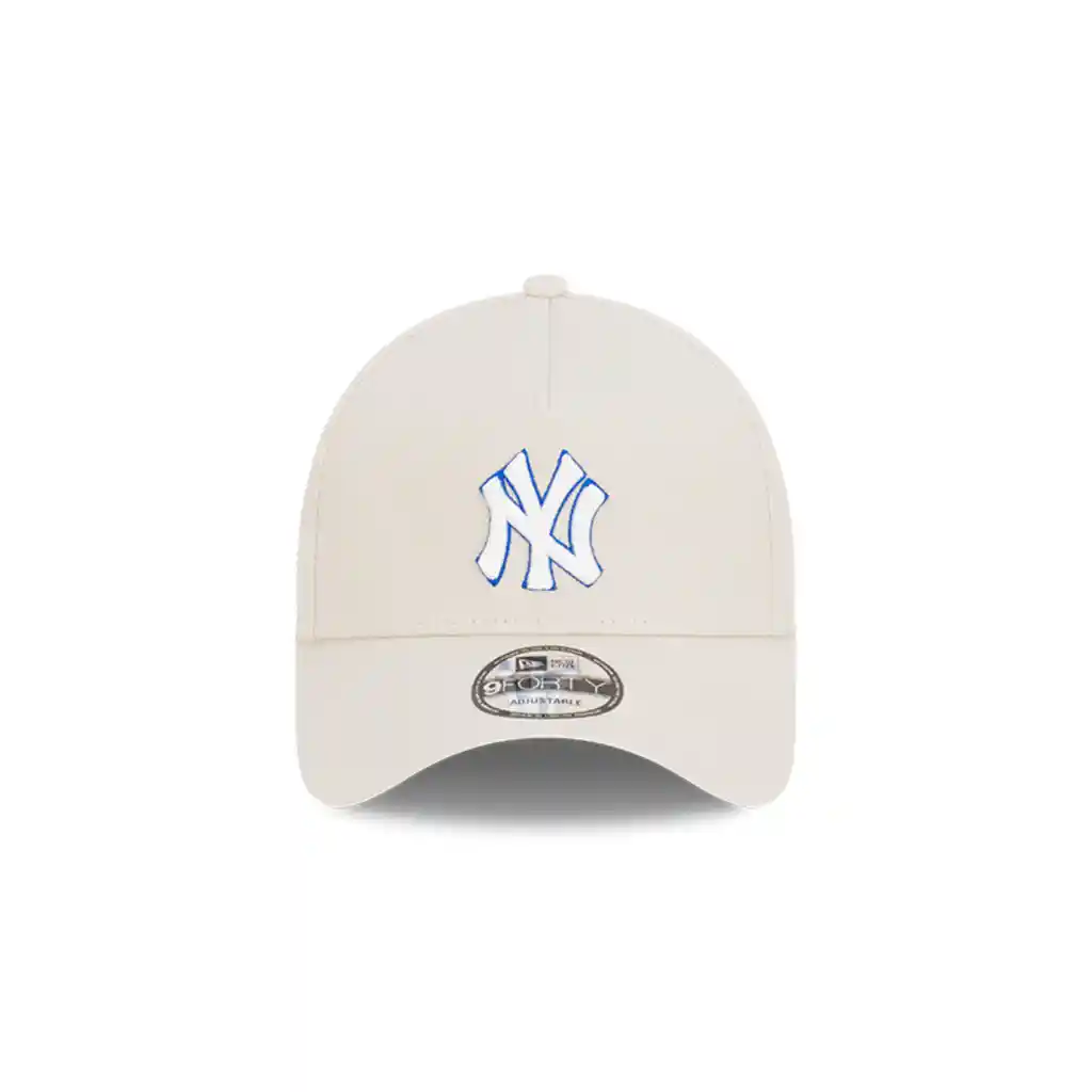 Gorra New York Yankees 9forty A Frame Beige/azul