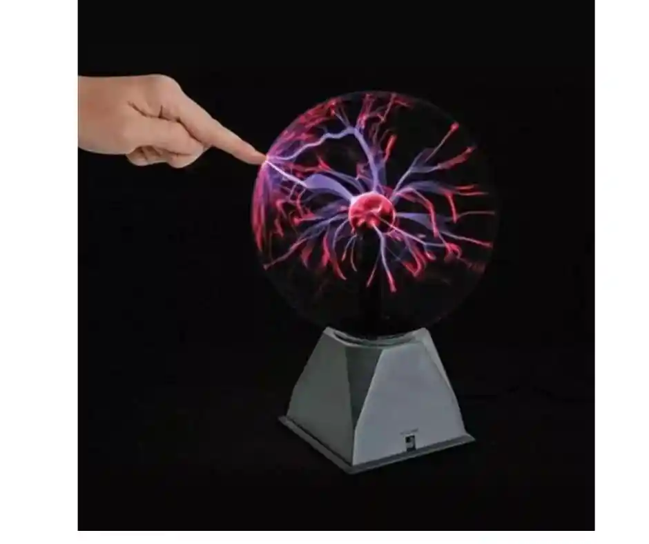 Esfera Bola De Plasma Lámpara Rayos Sensible Al Tocarla 20 Cms