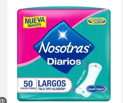 Protectores Diarios Nosotras Largos X 10