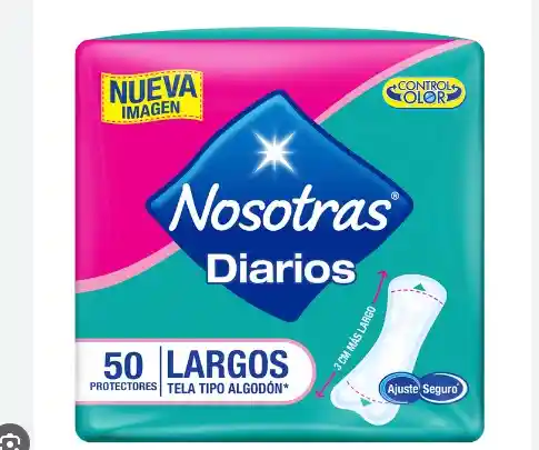 Protectores Diarios Nosotras Largos X 10