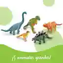 Set De Dinosaurios Jumbo Figuras Coleccionables Niños Niñas