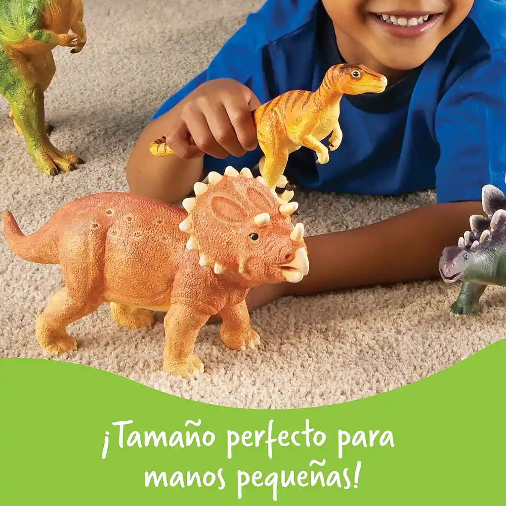 Set De Dinosaurios Jumbo Figuras Coleccionables Niños Niñas