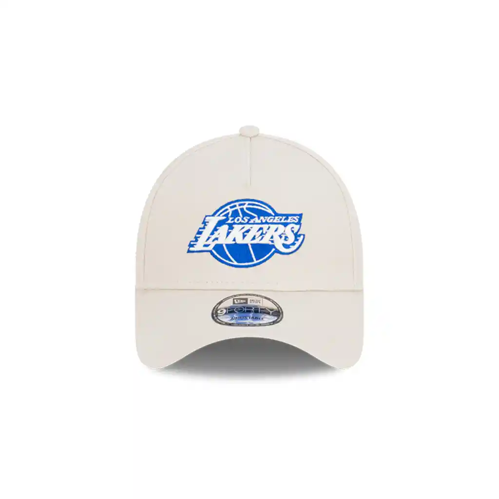 Gorra Lakers 9forty A Frame Beige/azul