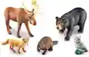 Set Animales Del Bosque Jumbo Figuras Coleccionables Niños