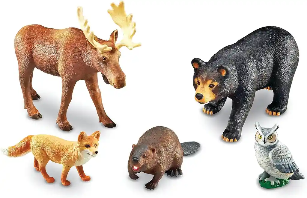 Set Animales Del Bosque Jumbo Figuras Coleccionables Niños