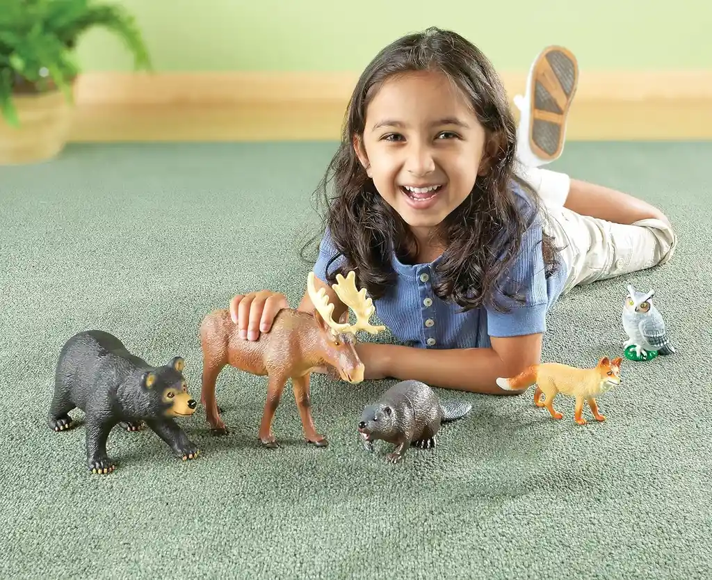 Set Animales Del Bosque Jumbo Figuras Coleccionables Niños