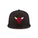 Gorra New Era Chicago Bulls 9fifty Negra Logo Rojo