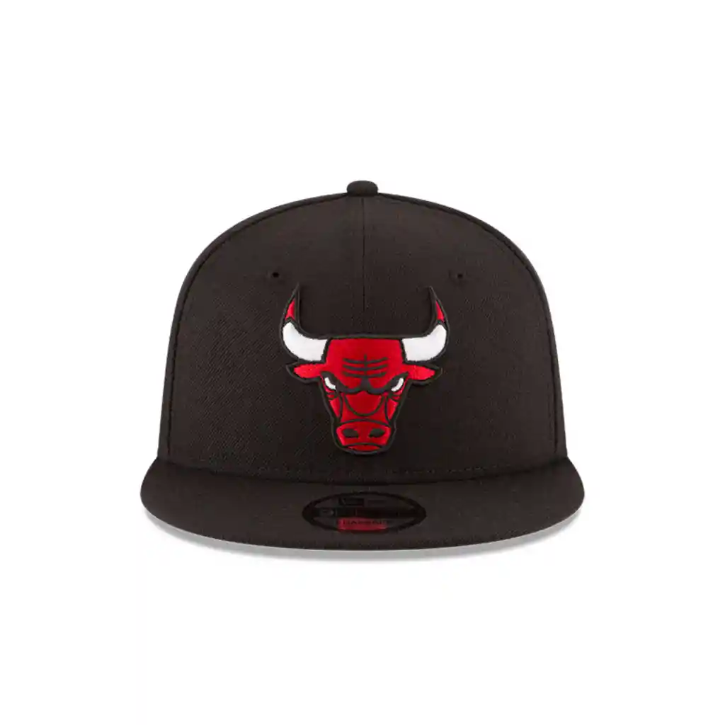 Gorra New Era Chicago Bulls 9fifty Negra Logo Rojo