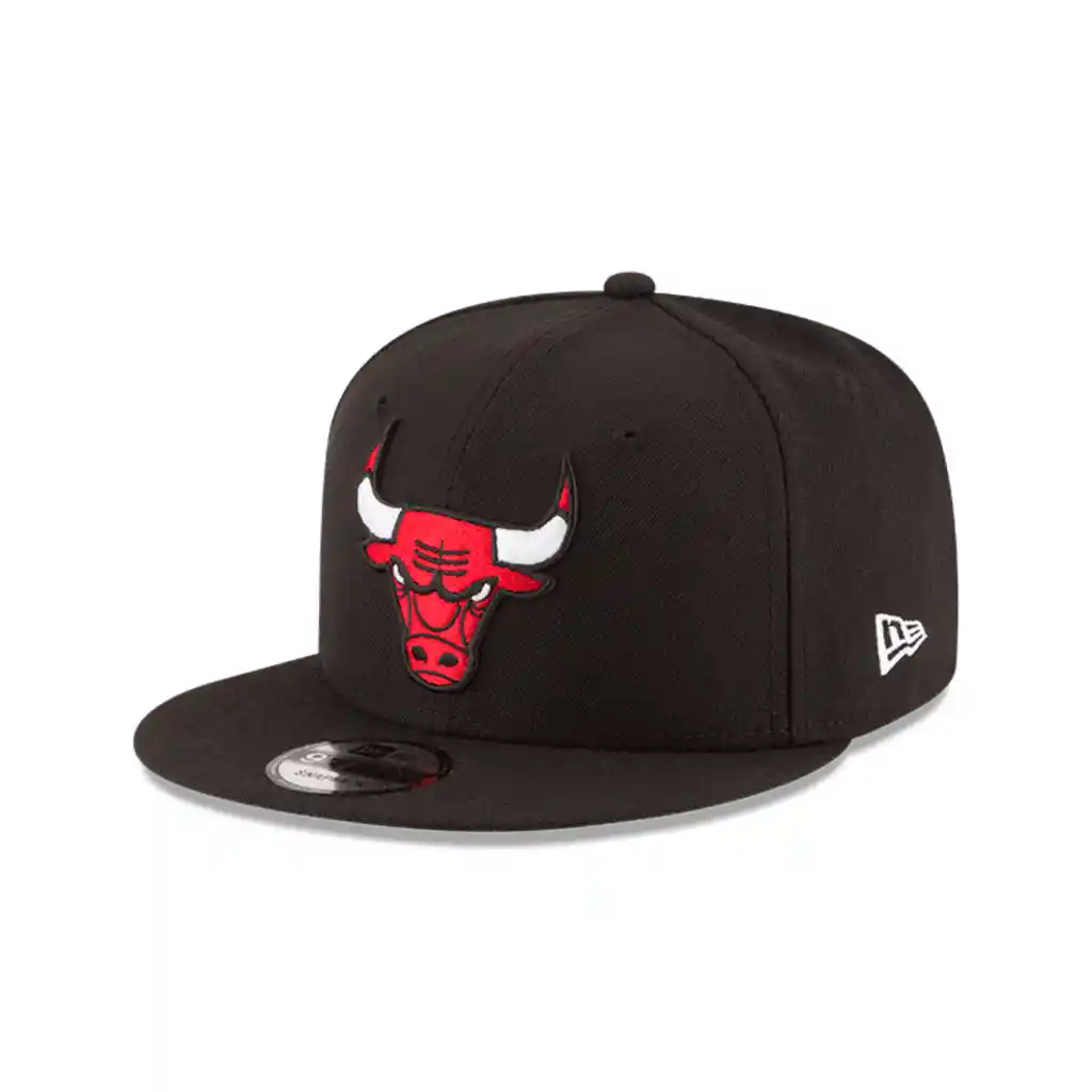 Gorra New Era Chicago Bulls 9fifty Negra Logo Rojo