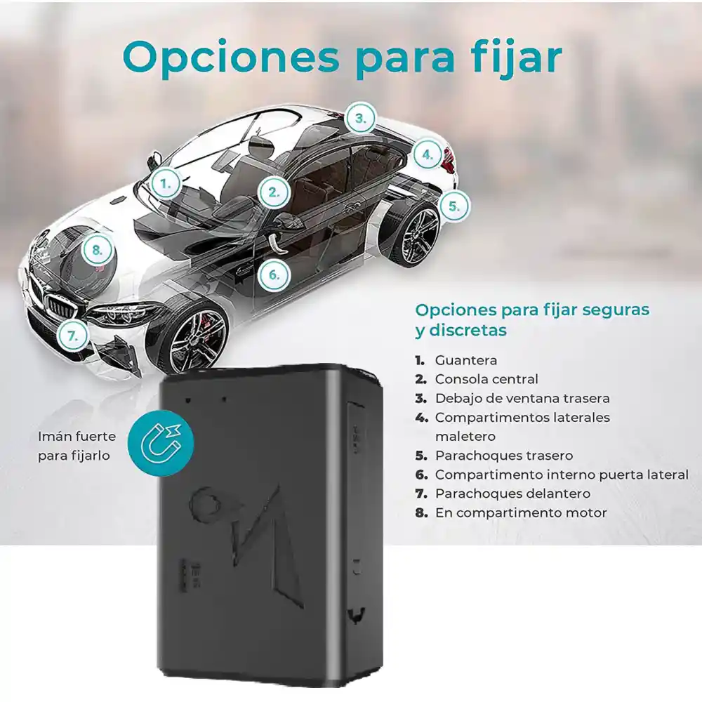 Localizador Gps 4g Tracker Rastreador Antiperdida De Auto Q8