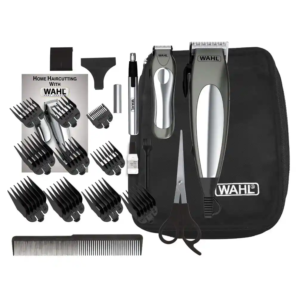 Combo Maquina Y Patillera Wahl Para Corte De Cabello