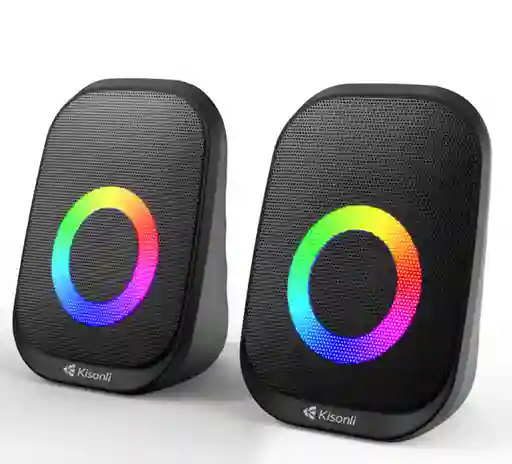 Parlante Kisonli X7 Rgb Pc Speaker