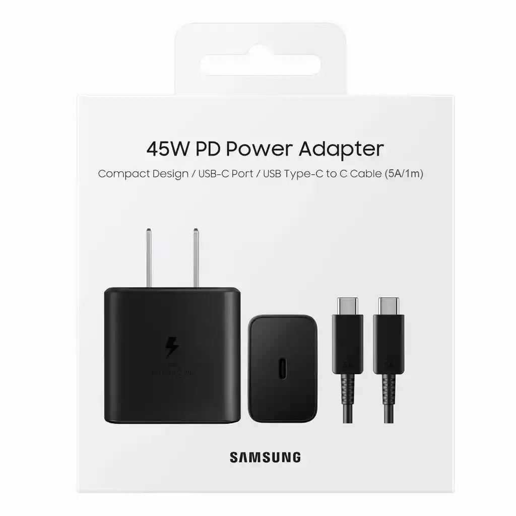 Cargador Samsung Completo 45w Tipo C-c