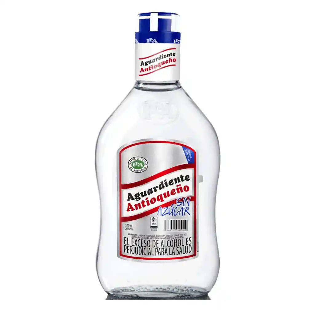 Aguardiente Antioqueño Azul Media