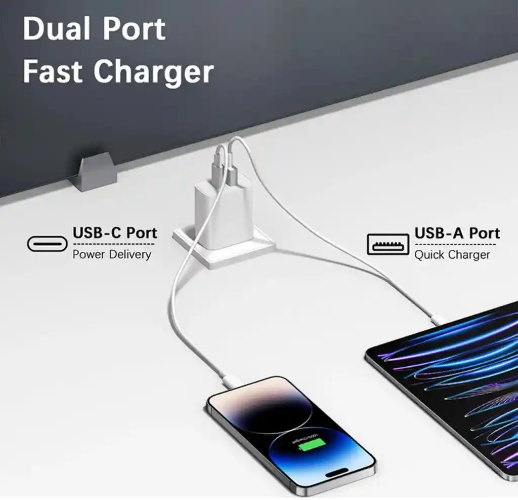 Cargador Dual Sunda Para Celular