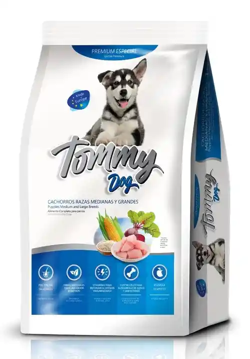 Tommy Dogs Puppy Raza Mediana X 25kg