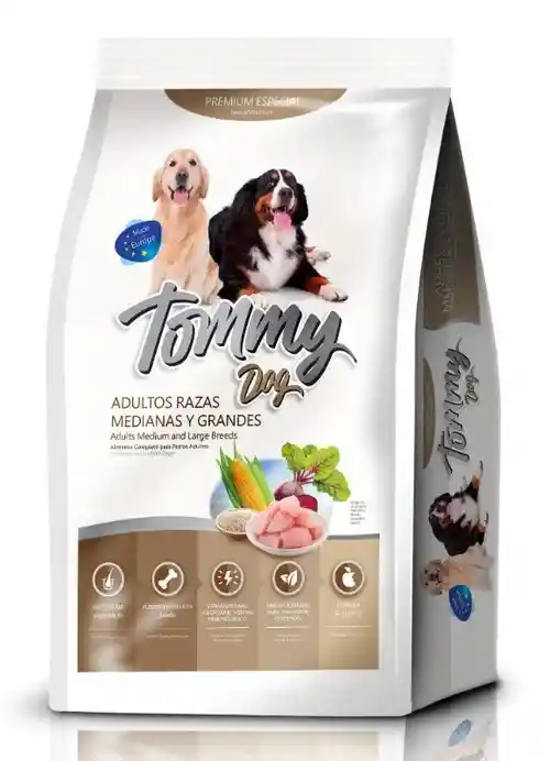 Tommy Dogs Adulto Raza Mediana X 25kg