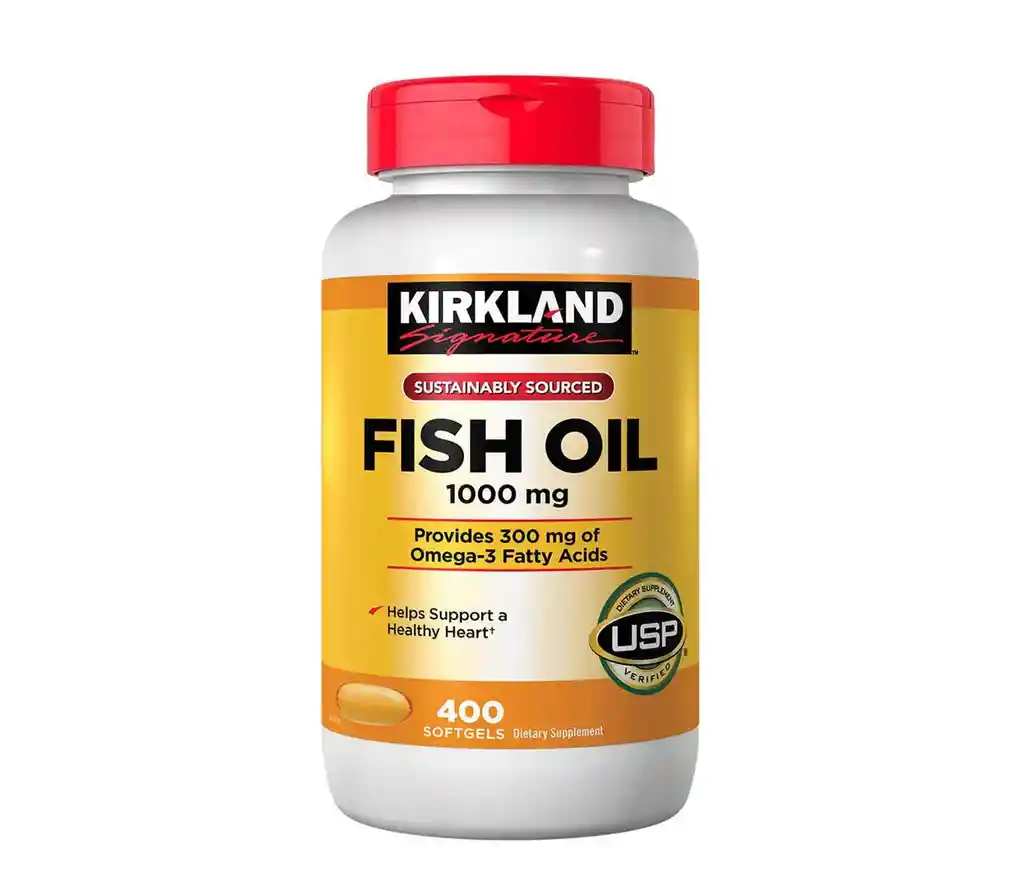 Omega 3 Fish Oil Kirkland 400 Softgels