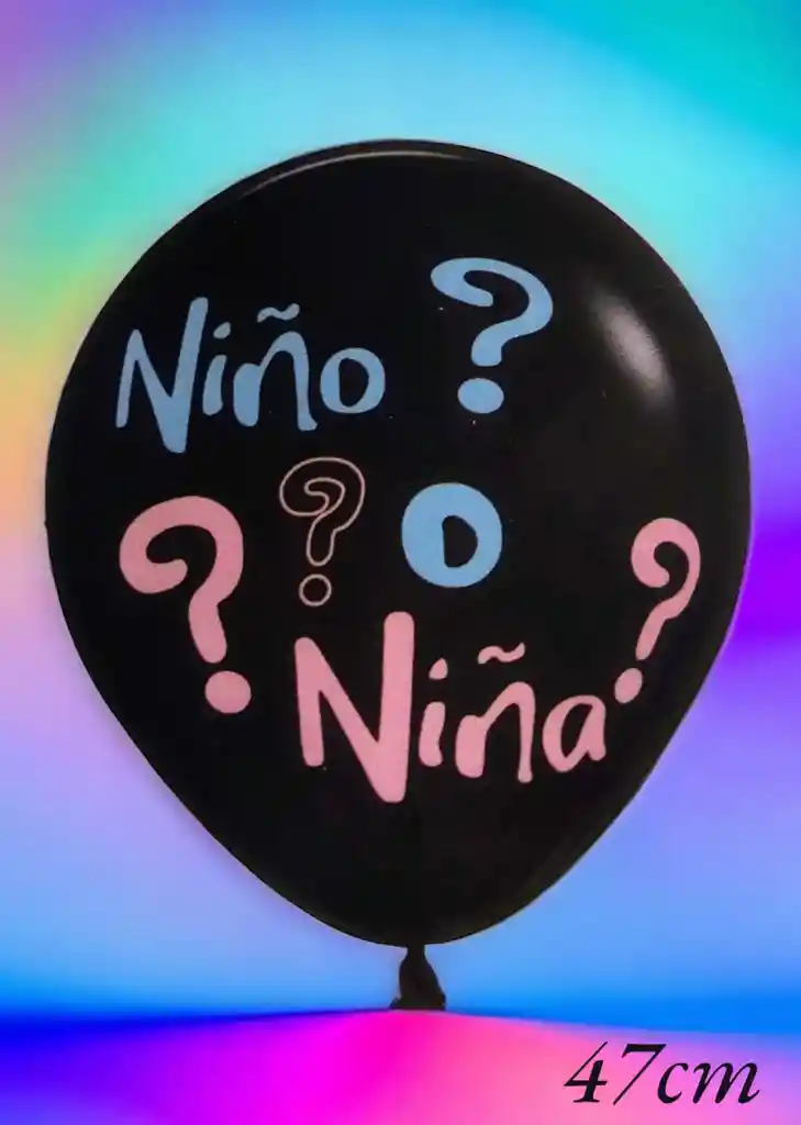 Globo Grande Revelación De Género /confetti/ Niña? O Niño?