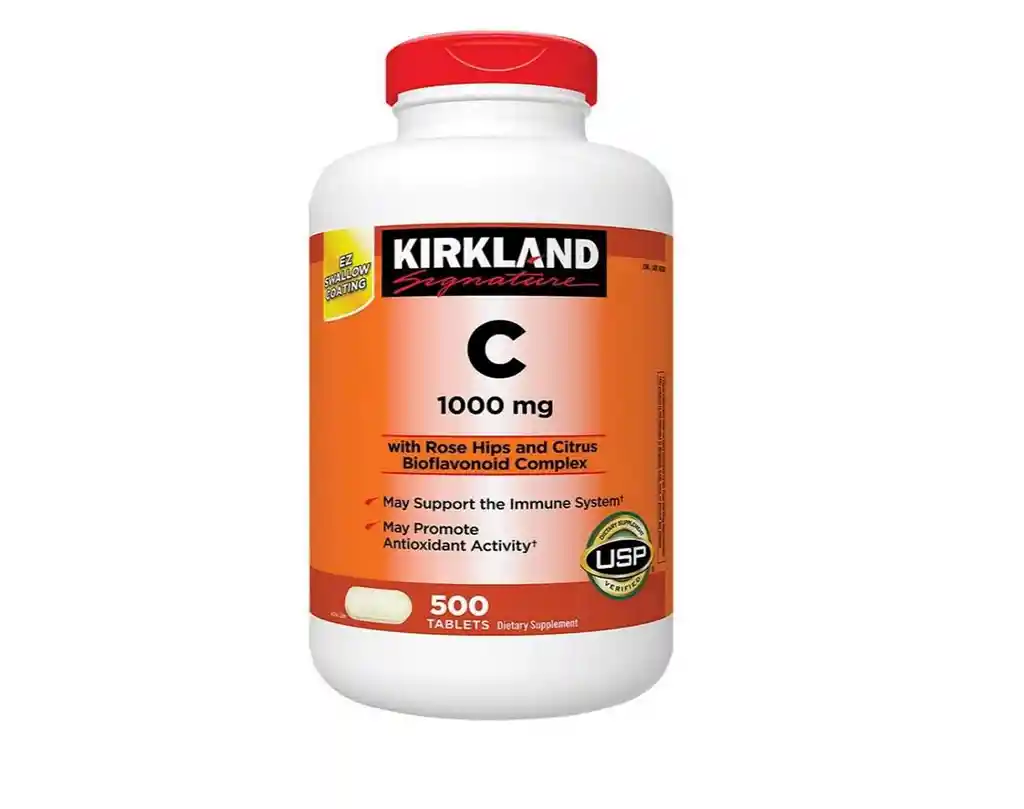 Kirkland Vitamina C 1000mg 500 Tabletas