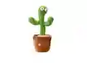 Cactus Bailarín Repite Lo Que Dices, Juguete De Peluche Electrónico Con Iluminación, Grabación De Cactus Cantante Y Repite Tus Palabras Para Juguetes Educativos