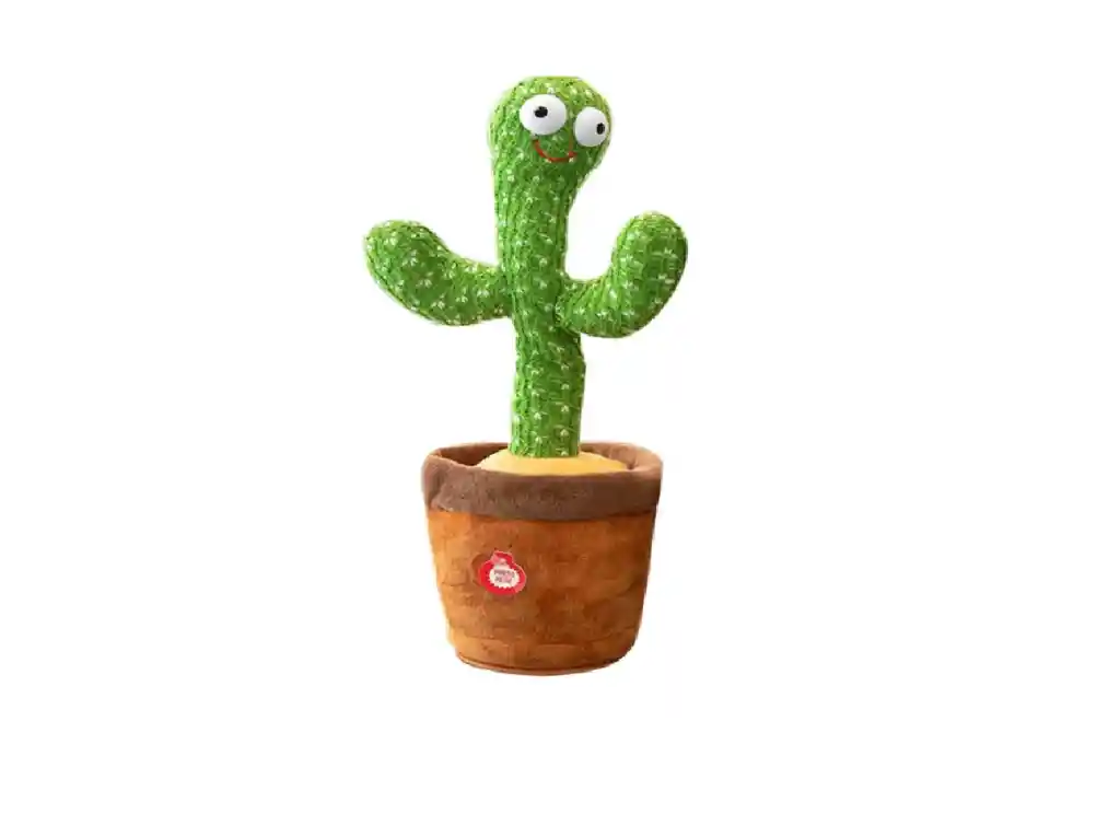 Cactus Bailarín Repite Lo Que Dices, Juguete De Peluche Electrónico Con Iluminación, Grabación De Cactus Cantante Y Repite Tus Palabras Para Juguetes Educativos